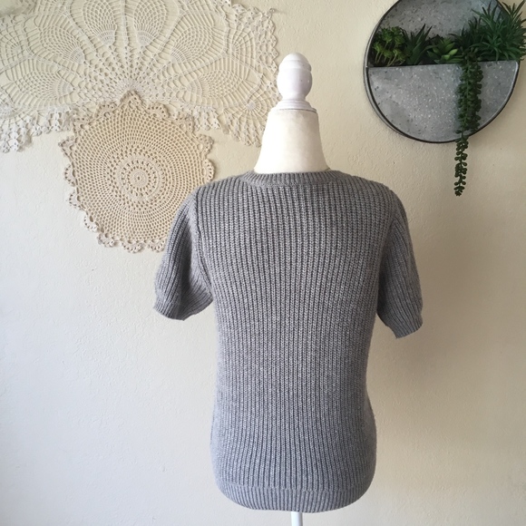 Parker embellished rhinestone short sleeve sweater - Picture 6 of 8